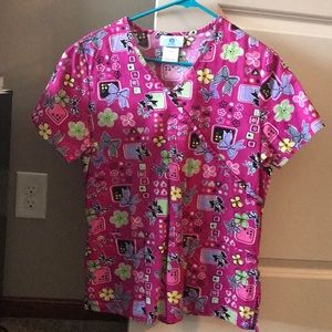 Scrubs brand girly scrub top